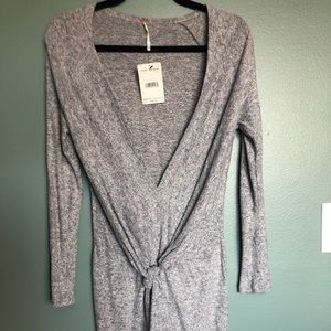 Free People Blue sweater dress